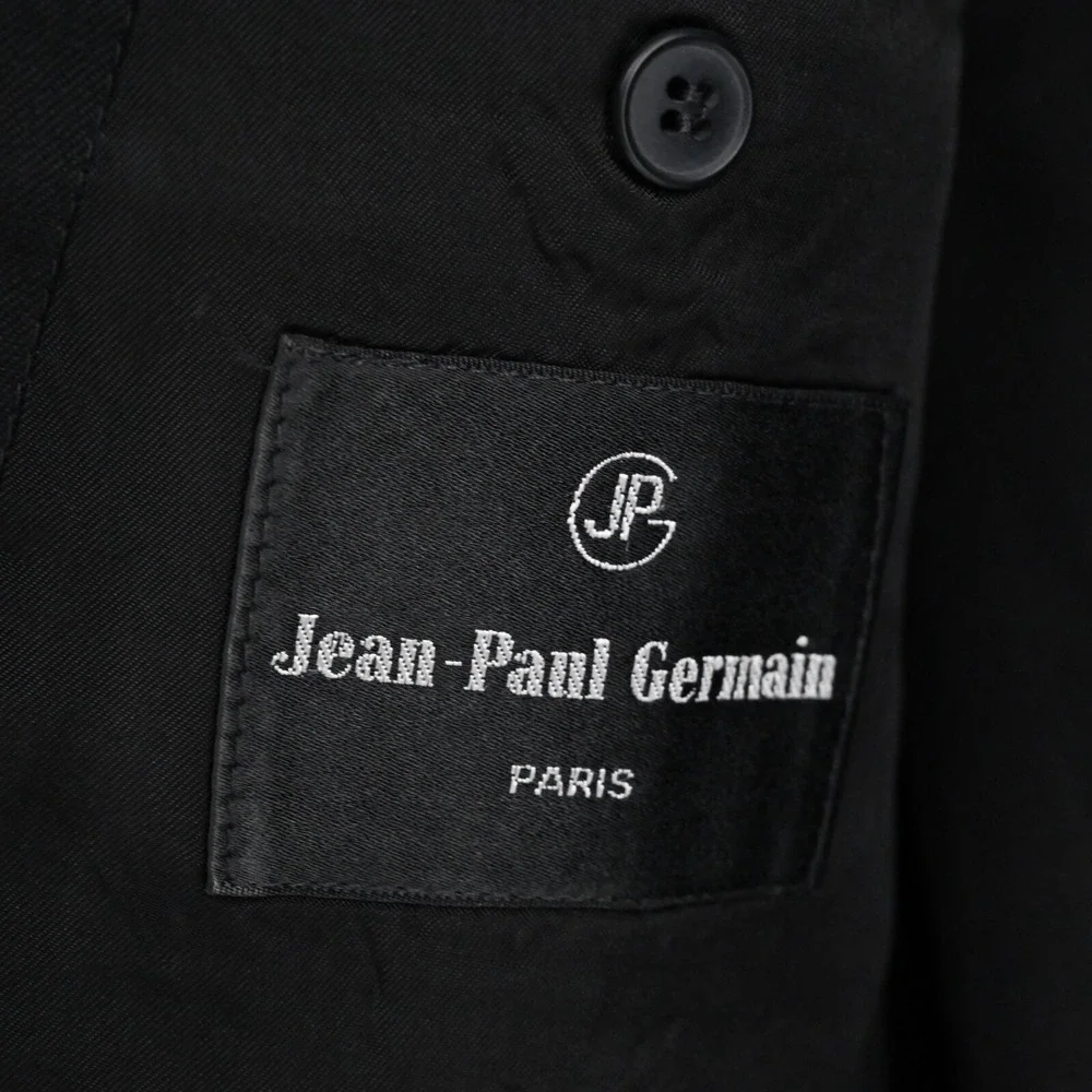 JEAN PAUL GERMAIN Mens Wool Blazer Size 42R Black Classic Single Breasted Jacket